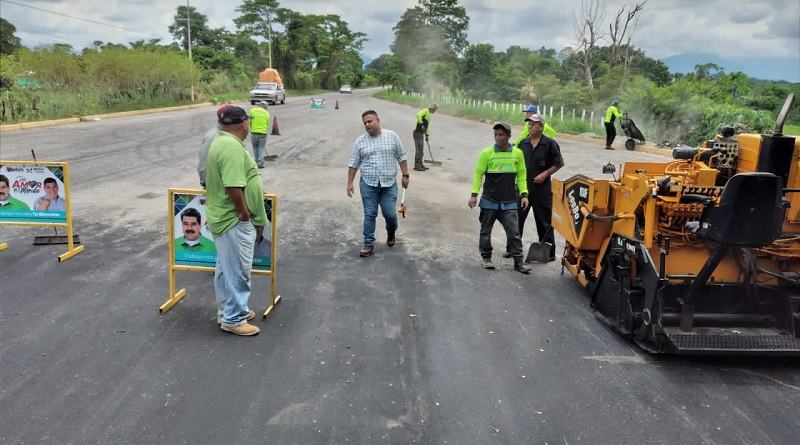Realizan rehabilitación integral vial de la Troncal 001 en Mérida