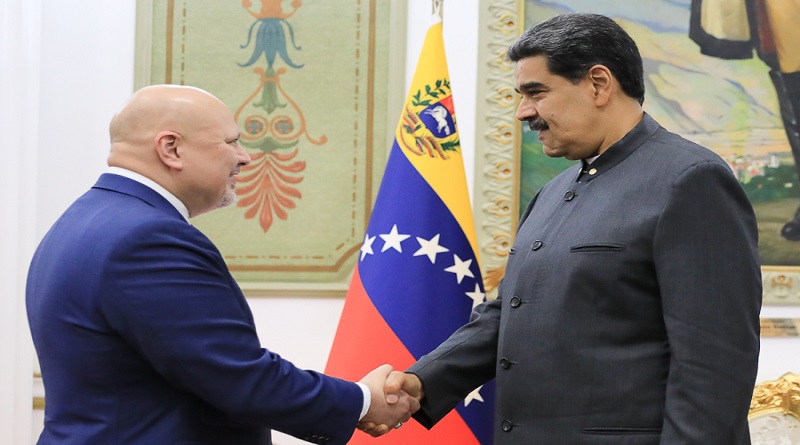 Presidente Maduro recibe en Miraflores al fiscal de la CPI Karim Khan