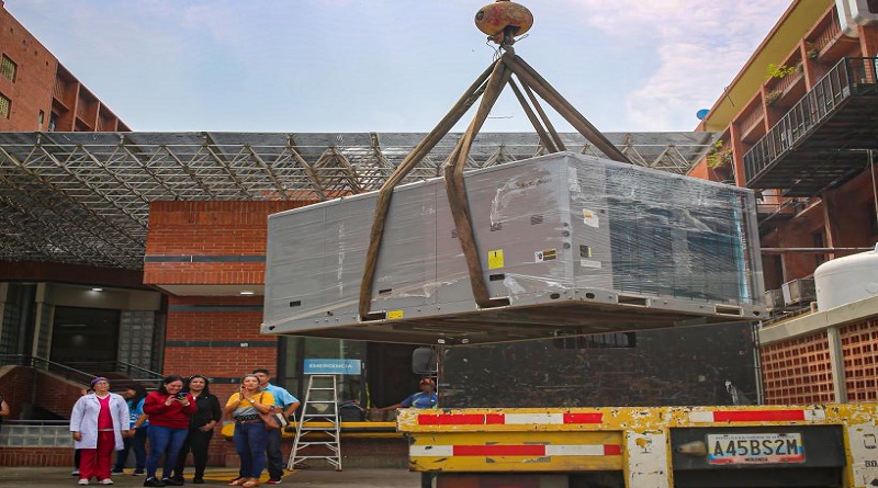 Instalan aire acondicionado en área de neonatología del hospital Luis Razetti de Anzoátegui