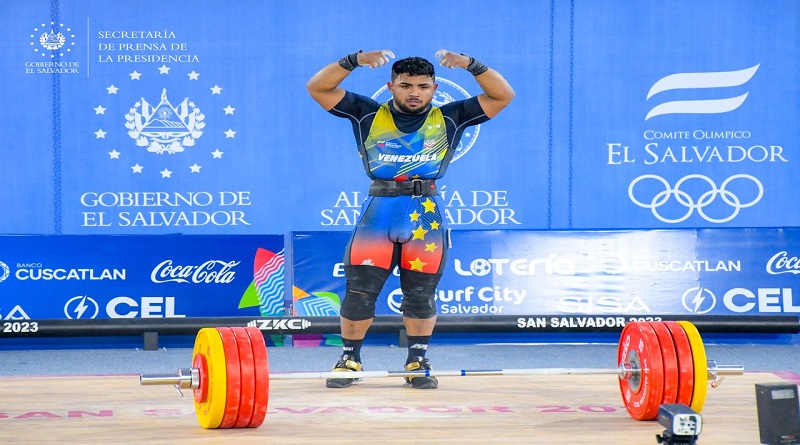 Keydomar Vallenilla obtiene oro en los Centroamericanos de San Salvador