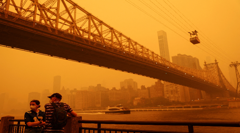 Humo de incendios de Canadá afecta a otras ciudades de Estados Unidos