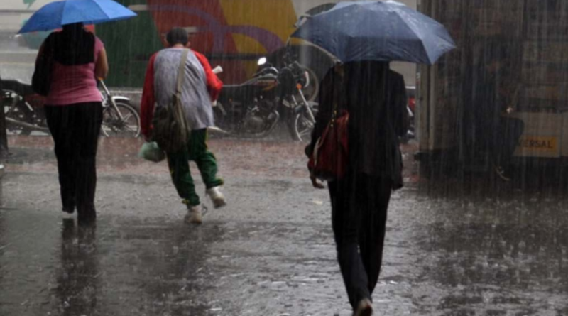 Inameh pronostica precipitaciones en gran parte del país