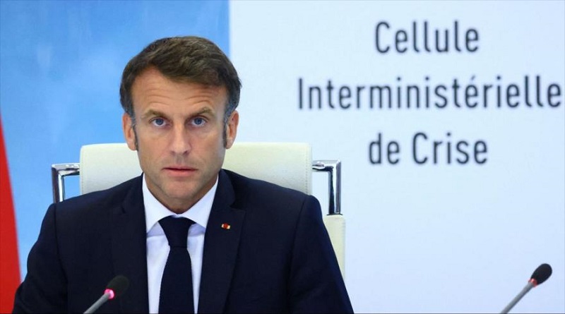 El presidente francés, Emmanuel Macron, en parís, 30 de junio de 2023. (Foto: Getty Images)