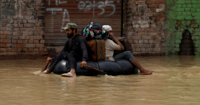 Se eleva a 28 los fallecidos por inundaciones en Pakistán