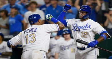 Salvador Pérez despacha su jonrón número 13 de la temporada