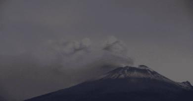 Disminuye actividad del volcán Popocatépetl en México