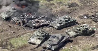 Militares rusos que destruyen tanques Leopard de Ucrania reciben premios