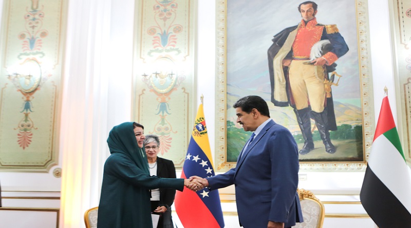 Presidente Maduro recibe en Miraflores a ministra de Emiratos Árabes Unidos