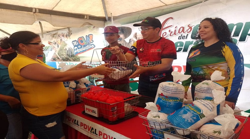 Feria del Campo Soberano benefició a 996 familias de Maturín