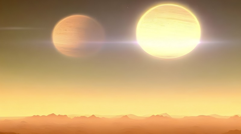 Descubren nuevo planeta que orbitar dos estrellas al mismo tiempo