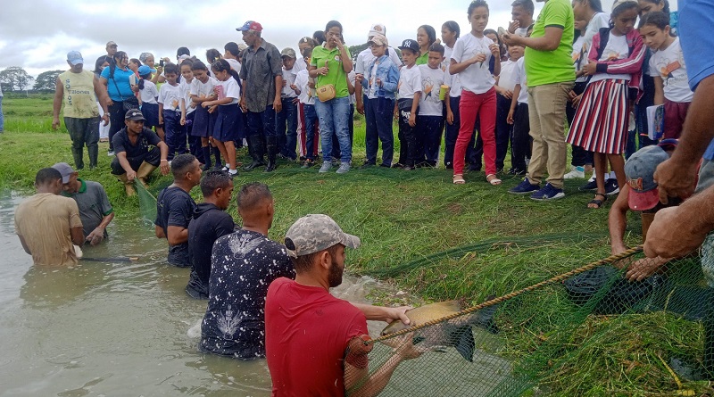 Estación Piscícola de Apure recibe a Semilleros Científicos