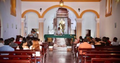 Policía de Girardot celebró su día con misa y ofrenda ecológica