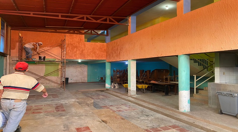 Avanza rehabilitación de Casa de los Abuelos de Las Tejerías