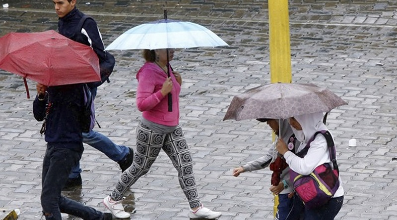 Inameh pronostica lluvias y chubascos en gran parte del país