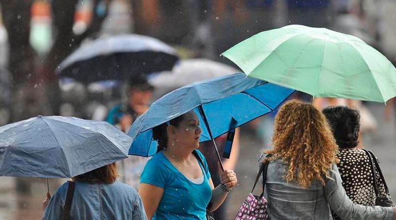 Inameh pronostica lluvias y chubascos en gran parte del país