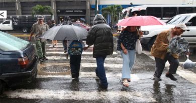 Inameh pronostica lluvias y chubascos en gran parte del país