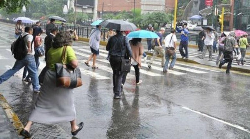 Inameh pronostica lluvias y chubascos en gran parte del país