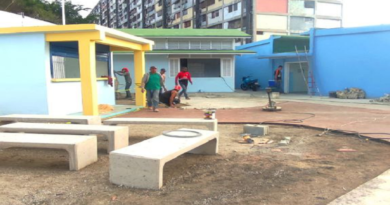Supervisan labores de rehabilitación en Escuela José Enrique Rodó