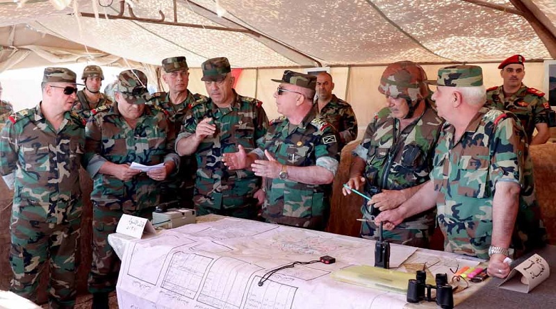 Ejército sirio realiza maniobras tácticas en zonas desérticas