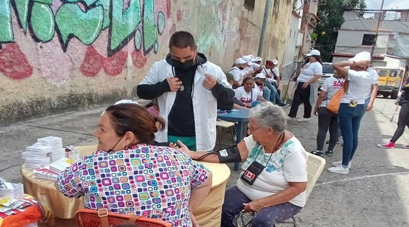 Desarrollan jornada de atención de salud en la parroquia La Pastora