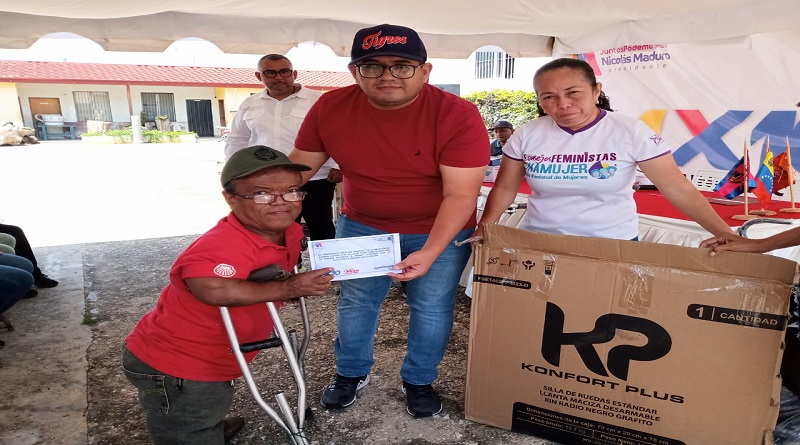 Entregan ayudas técnicas de salud en municipio Ribas de Aragua