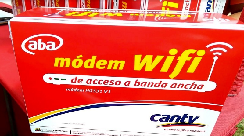 Cantv entrega equipos módem a familias de Portuguesa