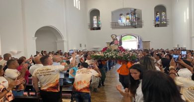 Las Tejerías rindió honores a la Virgen del Carmen