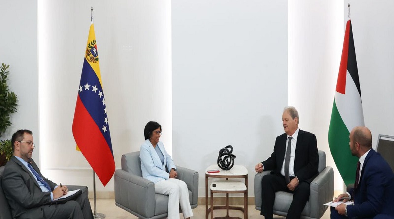 Venezuela y Palestina fortalecen relaciones bilaterales y diplomáticas