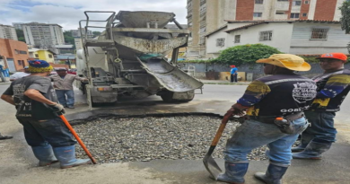 Escuadrón Caza Hueco recupera avenida Orinoco en el Recreo