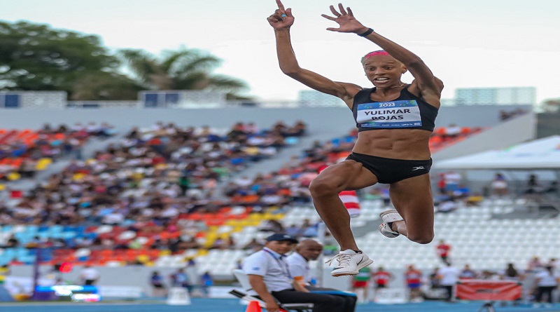 Yulimar Rojas logra récord centroamericano y obtiene pase a París 2024
