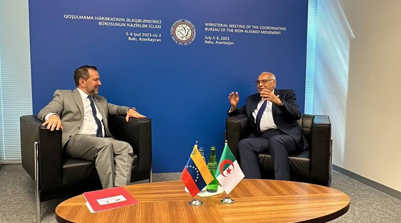 Venezuela y Argelia fortalecen cooperación y hermandad entre los pueblos