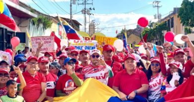 Habitantes de la parroquia Buenaventura Freitez rechazaron medidas coercitivas contra la nación