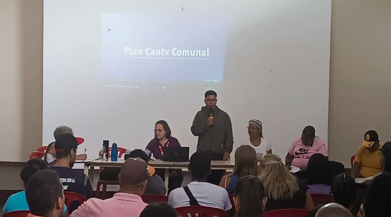 Representantes de Cantv avanzan en la organización de la MTT en Antimano