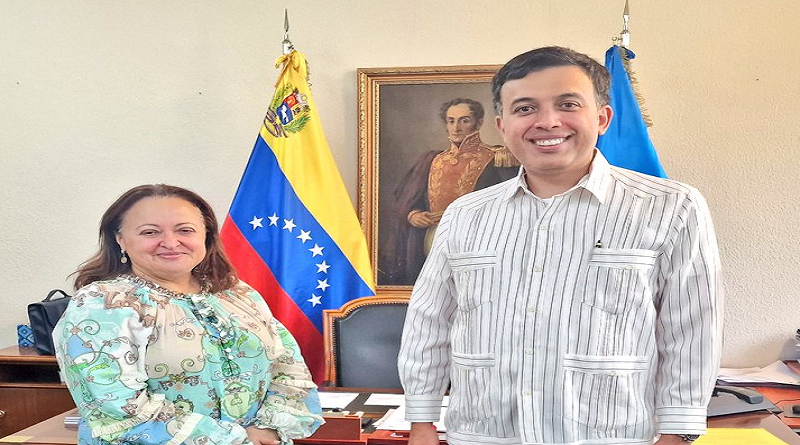 Embajadores ONU de Venezuela y Argelia repasan acuerdos de cooperación multilateral