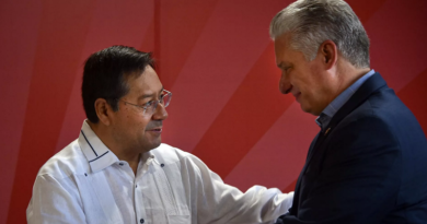 Presidente de Bolivia Luis Arce llega a Cuba en visita de trabajo