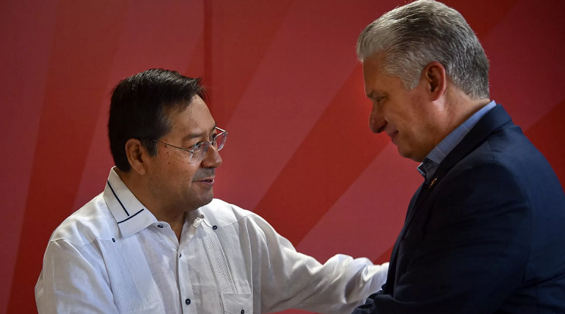 Presidente de Bolivia Luis Arce llega a Cuba en visita de trabajo