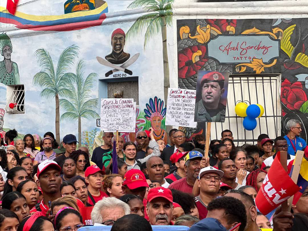Pueblo de San Agustín gritó su consigna: ¡Uh, Ah, Maduro no se va!