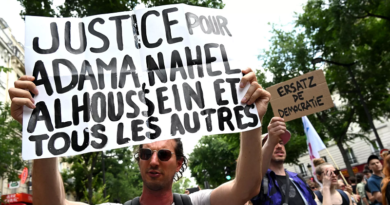 Miles de personas protestan en Francia a pesar de prohibición policial