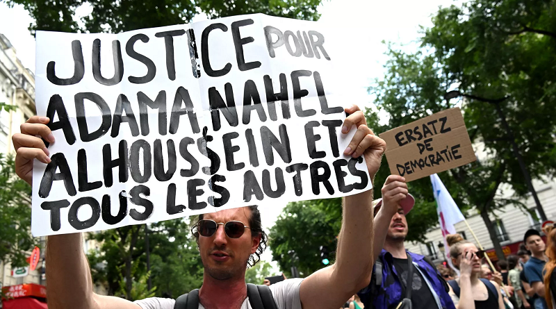 Miles de personas protestan en Francia a pesar de prohibición policial