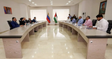 PSUV sostiene reunión con delegación de Alto Nivel de Palestina
