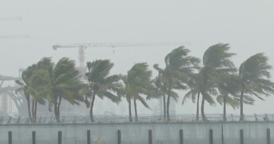 Tifón Talim toca tierra por segunda vez en el sur de China