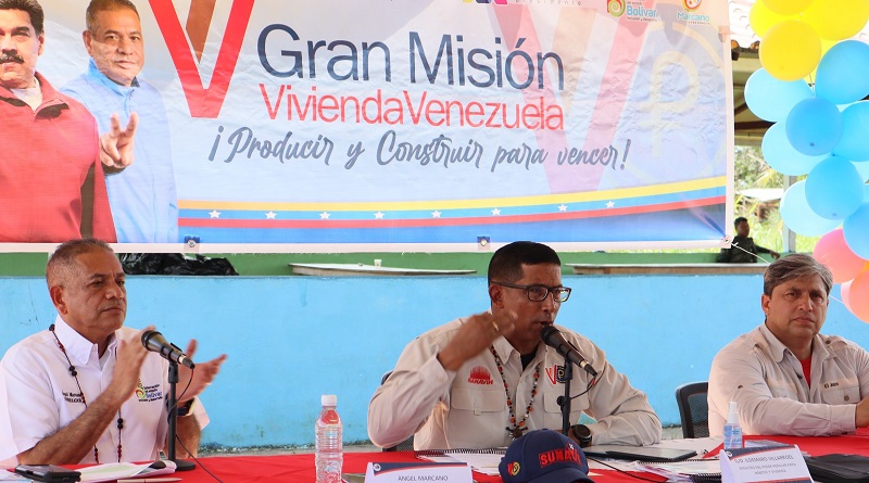 Realizan reunión del Órgano Superior de Vivienda en el estado Bolívar