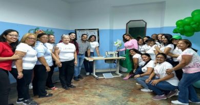 Carabobo sostenible inaugura talleres de costura para el eje oriental