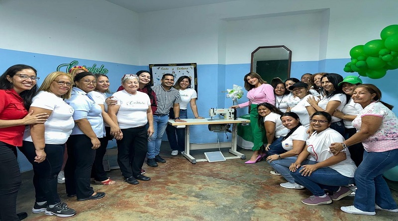 Carabobo sostenible inaugura talleres de costura para el eje oriental