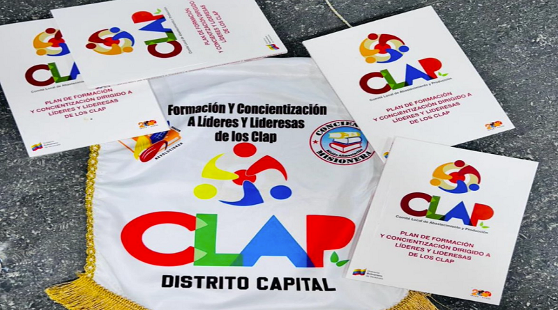 Plan Formación de líderes y lideresas CLAP fortalece distribución en Caracas
