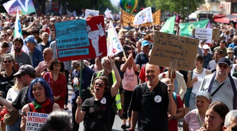 Autoridades de Francia condenan a prisión a 742 personas por participar en protestas