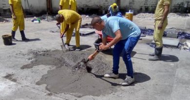 Avanzan labores de mantenimiento y reestructuración en Internado Judicial El Rodeo