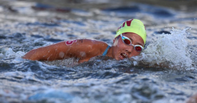 Paola Pérez gana oro en los 5k de natación en aguas abiertas