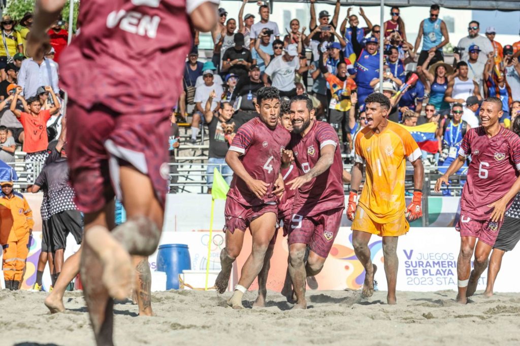 Venezuela gana a Argentina en penaltis en fútbol playa de Santa Marta