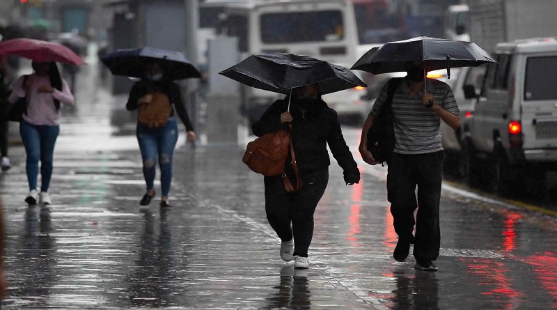 Inameh pronostica lluvias con actividad eléctrica en gran parte del país